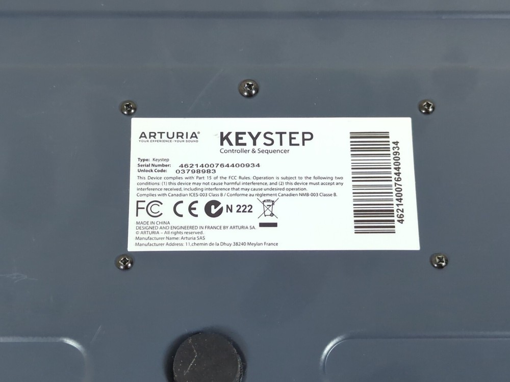 Arturia KeyStep 32-Key MIDI Keyboard Controller Sequencer White w/ USB - Working