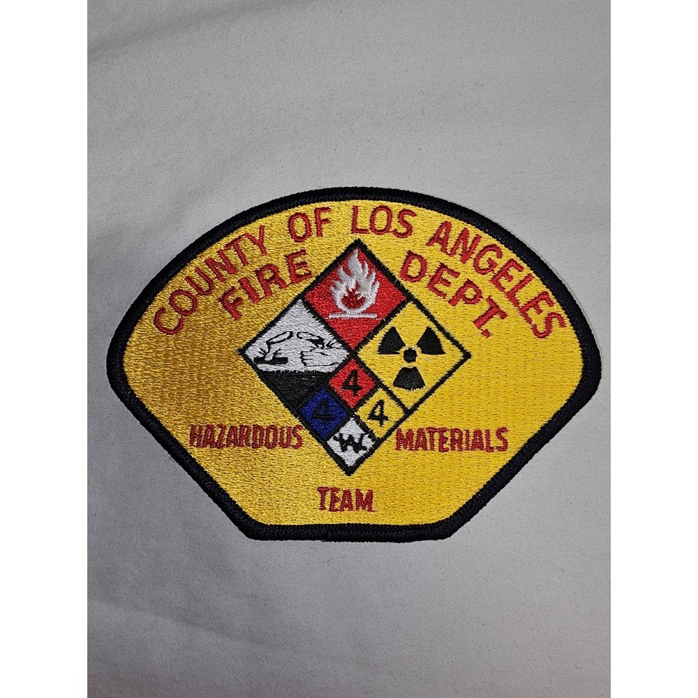 LA County Fire Dept Hazardous Materials Team Patch Collectible