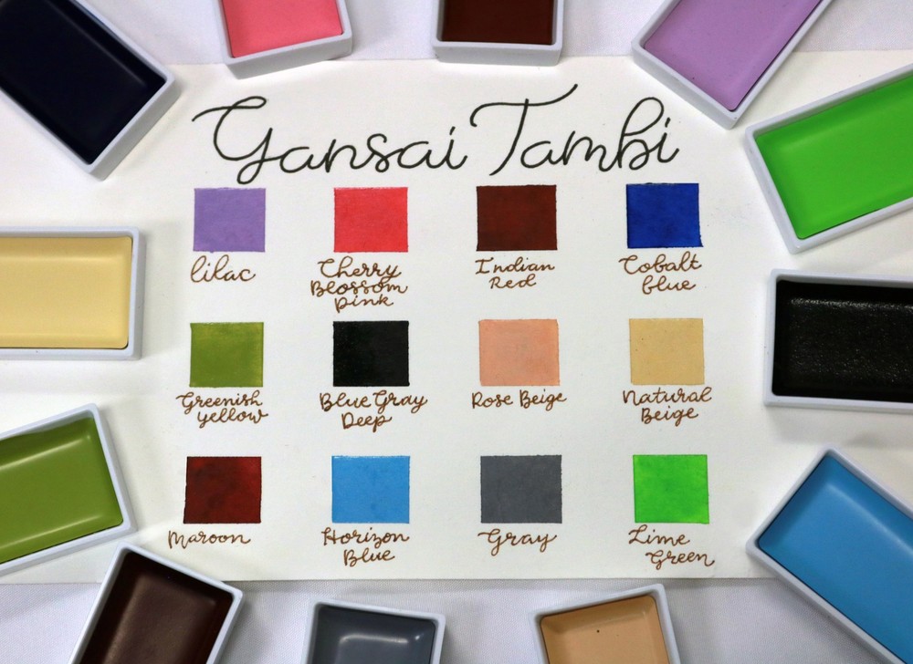 GANSAI TAMBI 12 Colour Set 2