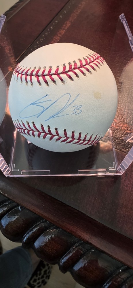 Glendon Rusch #33 signed baseball