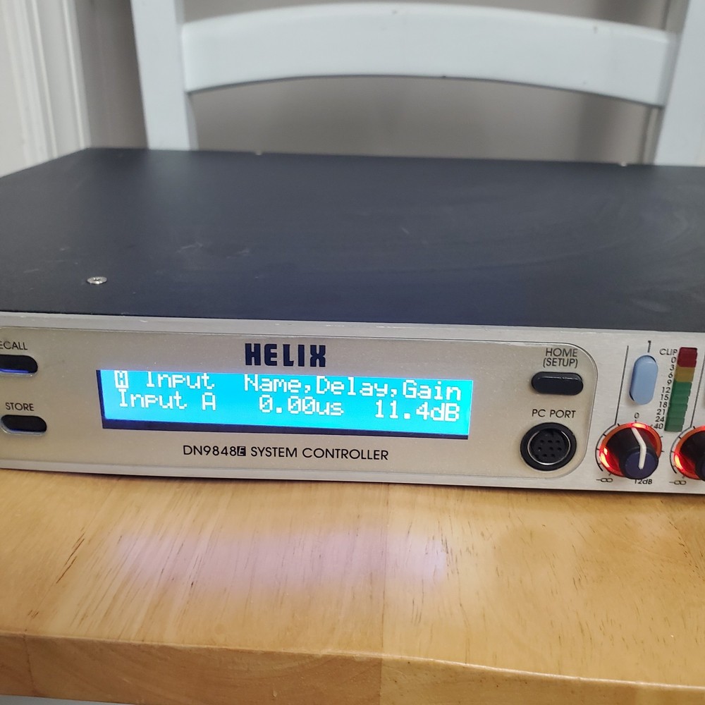 Klark Teknik Helix DN9848E System Controller 4 Inputs And 8 Outputs