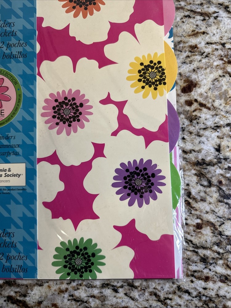 Tab Dividers With Two Pockets 5 Pack