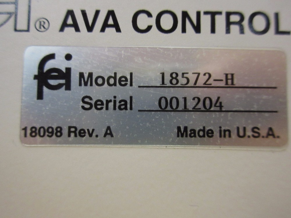 FEI Company 18572-H AVA Controller Module 18098 Working