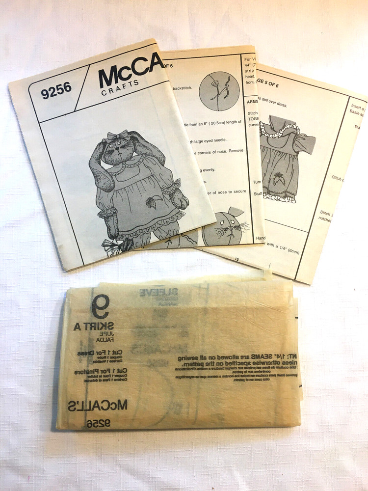 McCall's Crafts Pattern 9256 BUNNY GREETERS Sherlock Spring Easter Decor