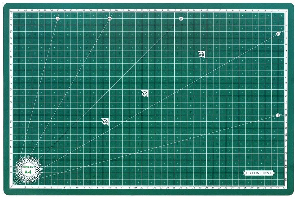 A4 Self Healing Cutting Mat Double Sided 5 Layer Eco Friendly
