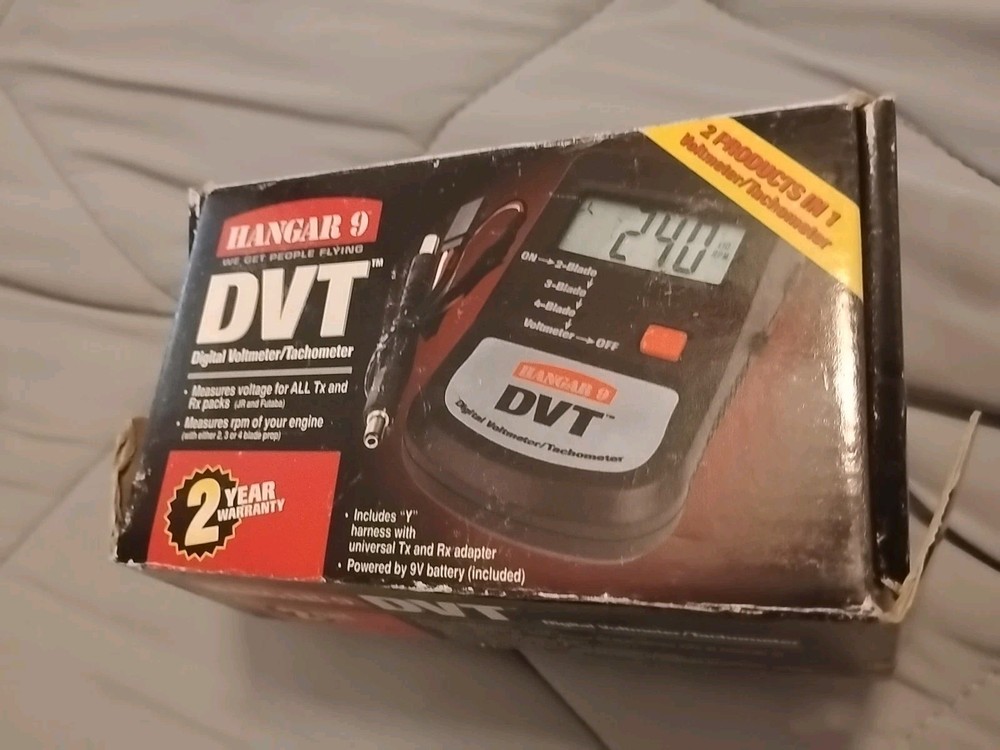 Hangar 9 DVT Digital Voltmeter / Tachometer