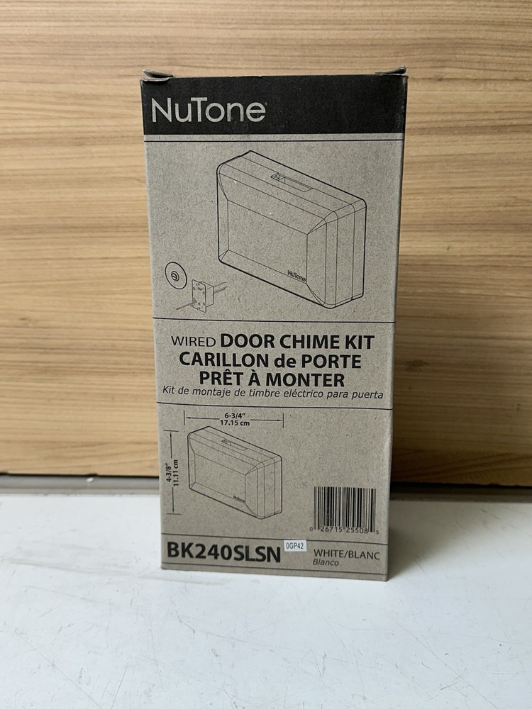 Nutone Wired Door Chime Kit BL240SLSN