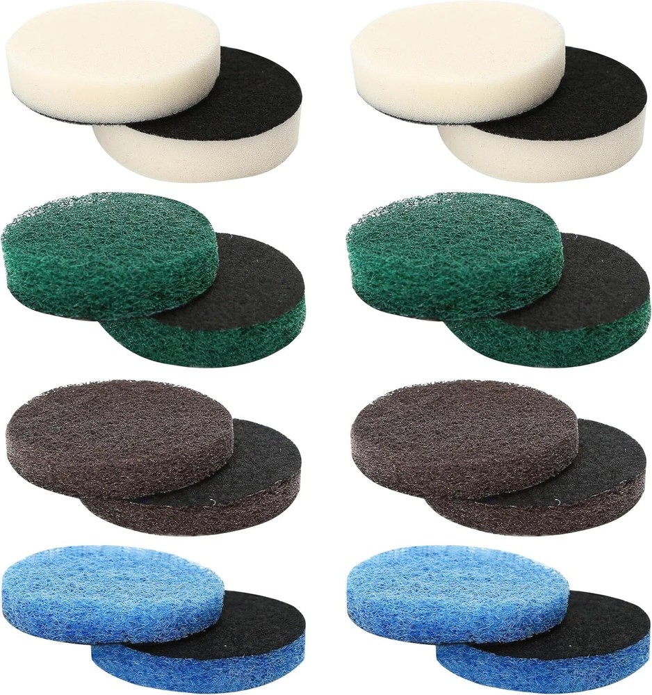 16Pcs Power Scrubber Pad Set Compatible with Dremel Versa PC10 Ruby Horsepower I