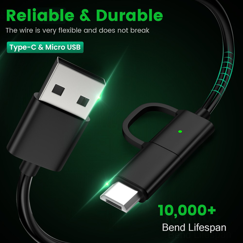 2 x 3600mAh Rechargeable Battery Pack For XBox One Controller+USB Charging Cable