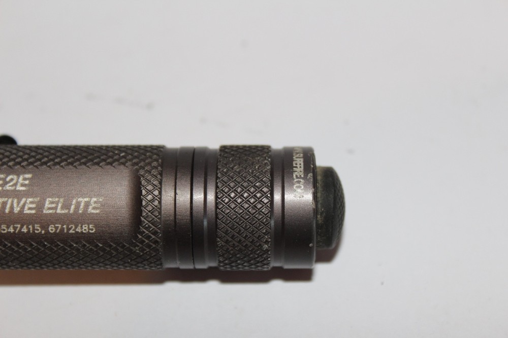 SureFire E2E Executive Elite Flashlight Black 6V Incandescent Tactical Light EDC
