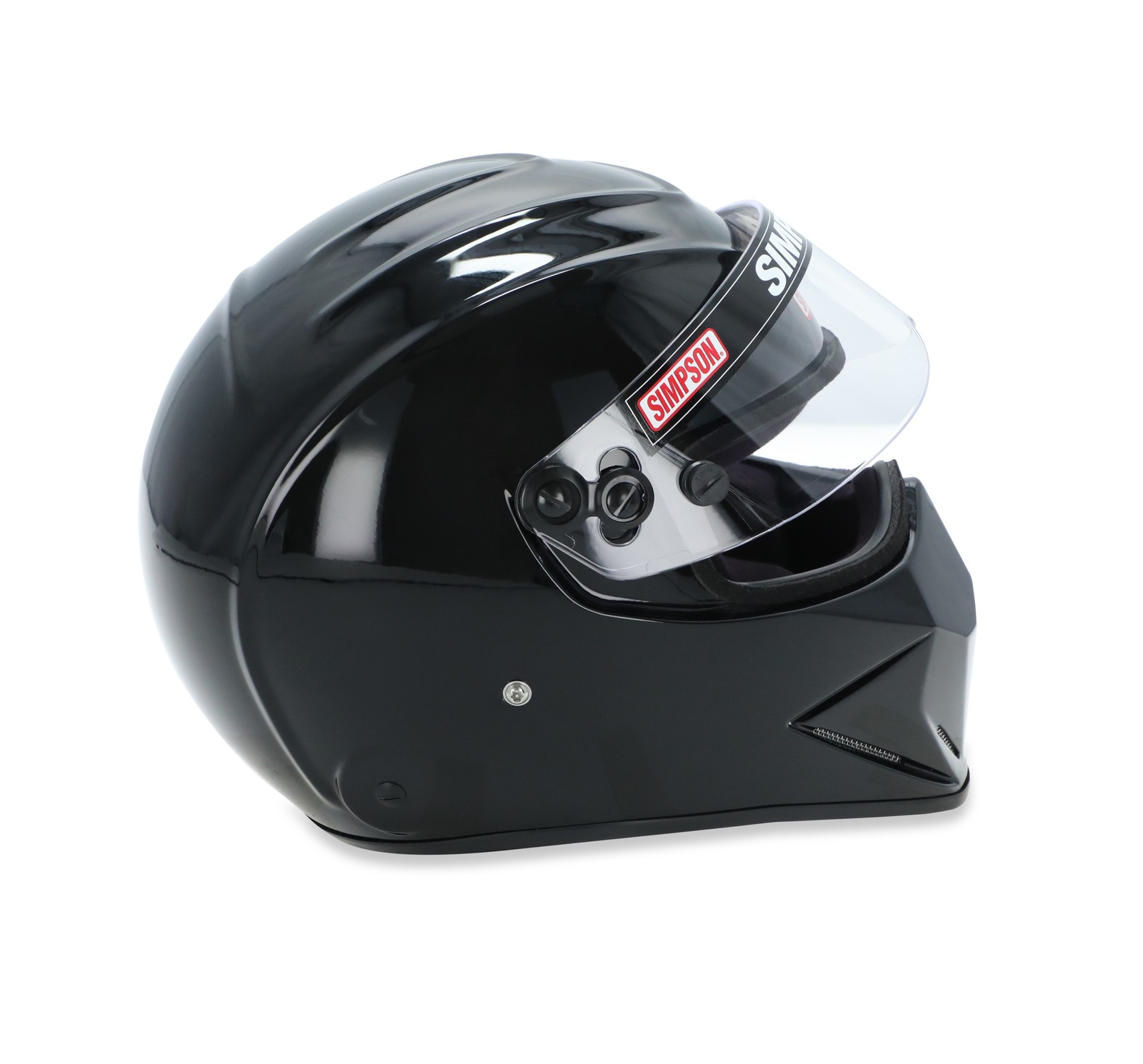 Simpson Racing 7297582 SA2020 Diamondback Racing Helmet 7-5/8 Black