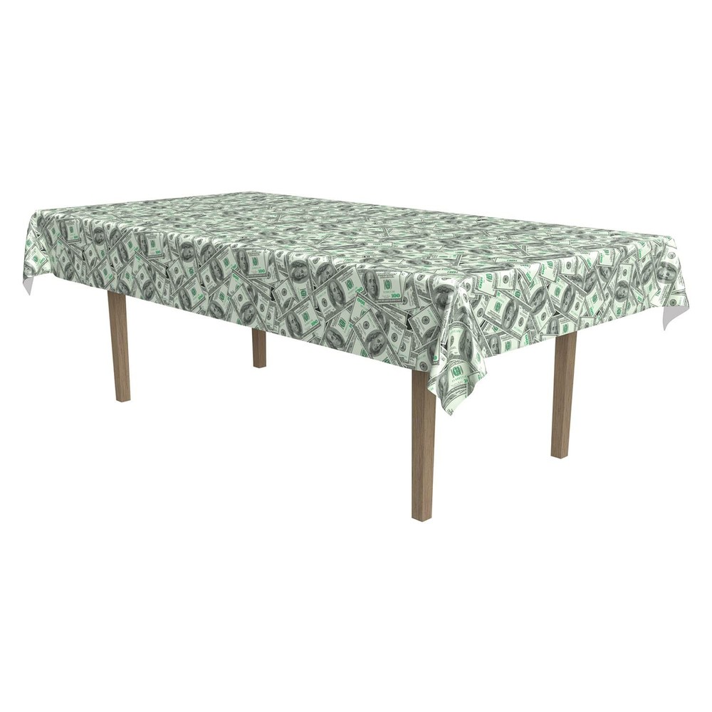 Big Bucks Tablecover Party Accessory (1 count) (1/Pkg)