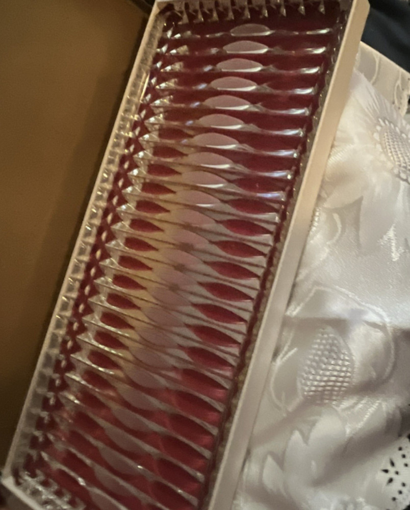 Clear Glass Rectangular Glass Serving Tray Decorative Pattern