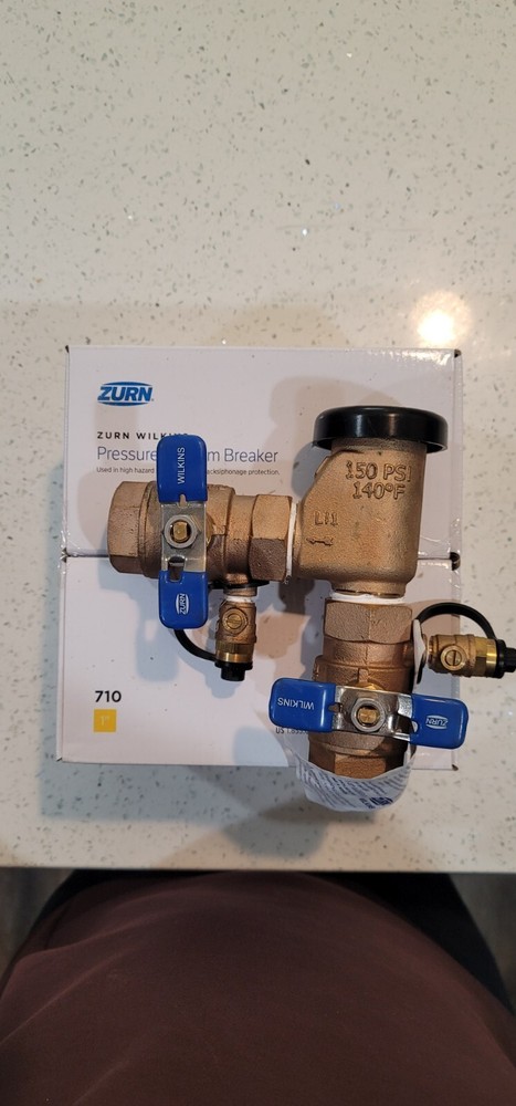 backflow preventer 1 inch Pvb Febco Wilkins Apollo back flow