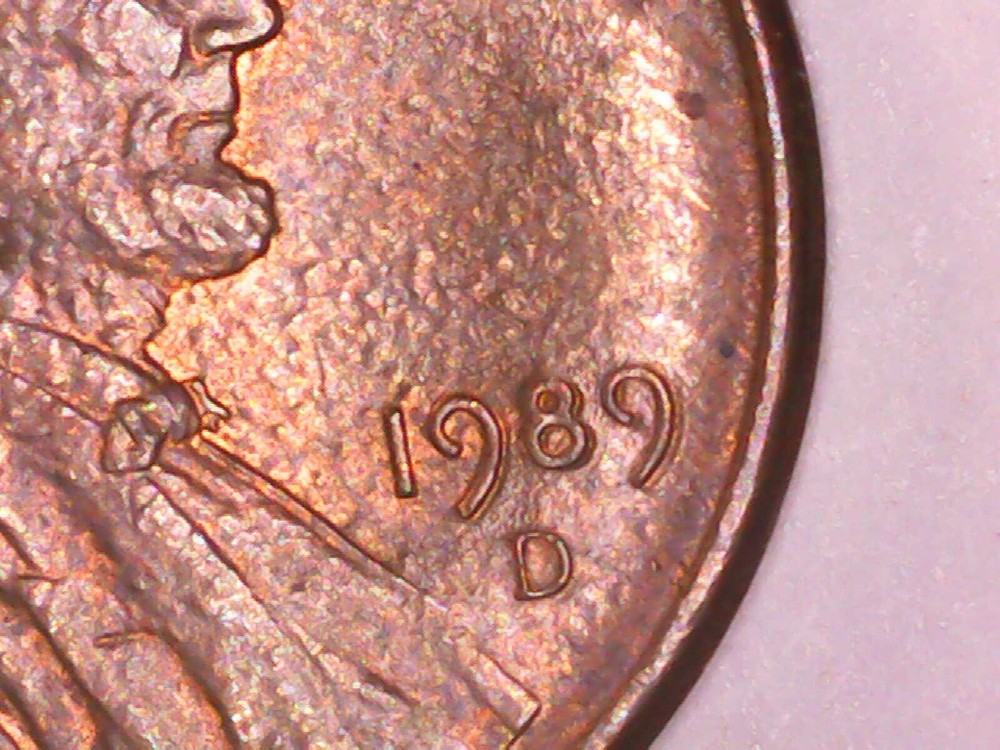 1989-D Lincoln Cent Doubling Error “1989”