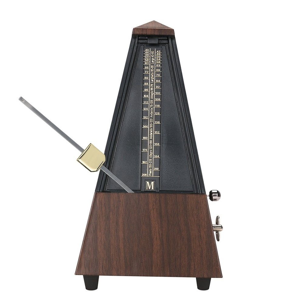 Professional Piano Mechanical Metronome, Plastic Brown