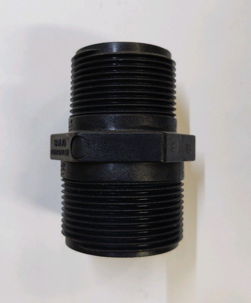 RN150125 BANJO REDUCER NIPPLE BLACK POLYPROPYLENE