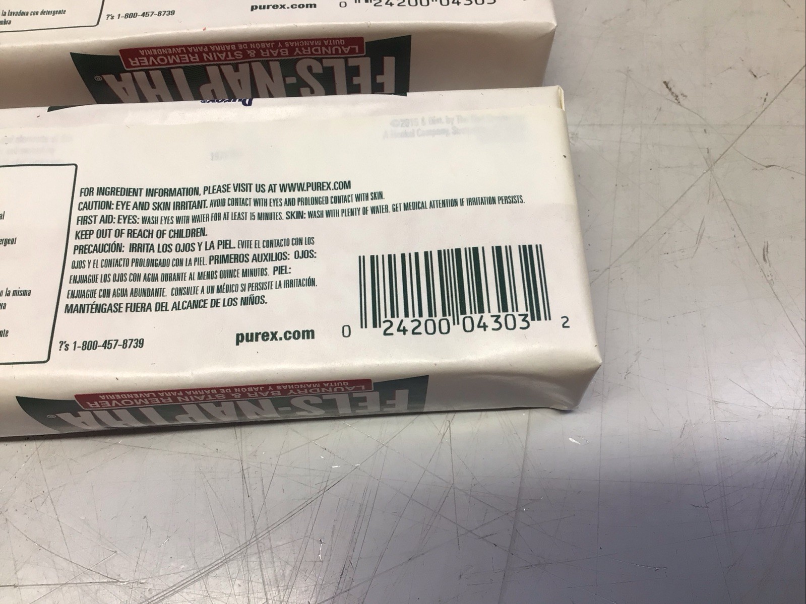 Fels-Naptha Laundry Bar Stain Remover 5 Oz Pack of 6 NO ZOUT