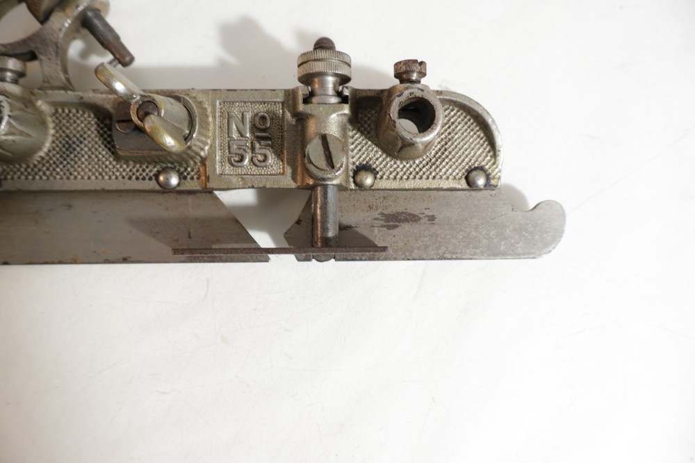 STANLEY # 55 PLANE COMPLETE & EXTRA'S WITH BOOK INSTRUCTIONS IN GREAT CONDITION