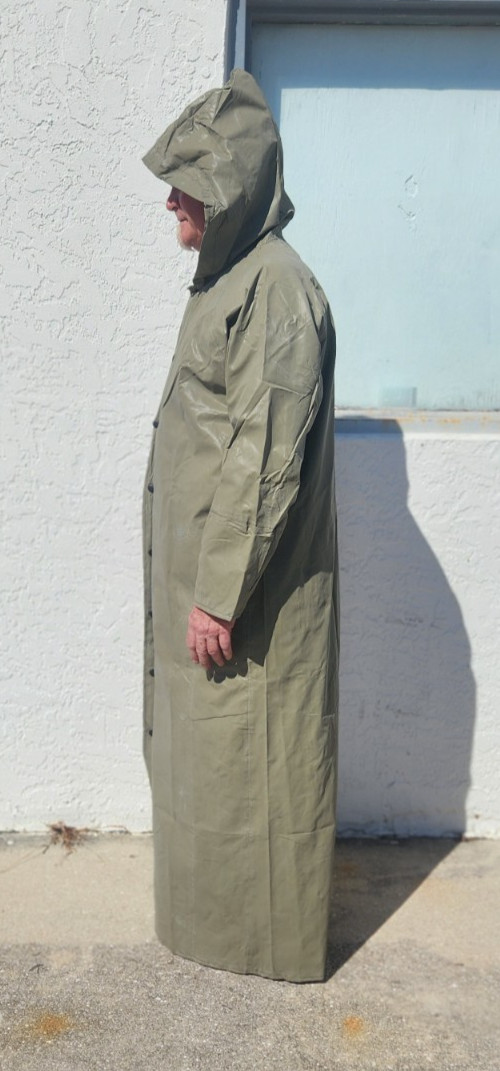 Tingley C12168 Magnaprene Flame Resistant Rain Coat, Tan, L