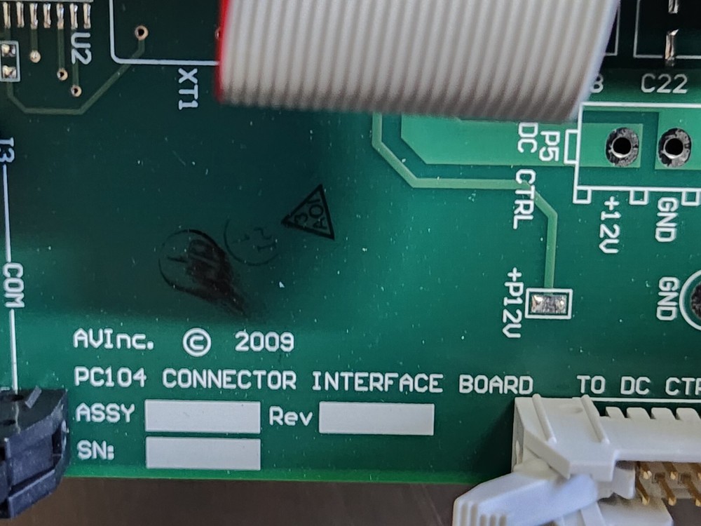 AeroVironment Cover Panel ABC-150 Connector Interface Board