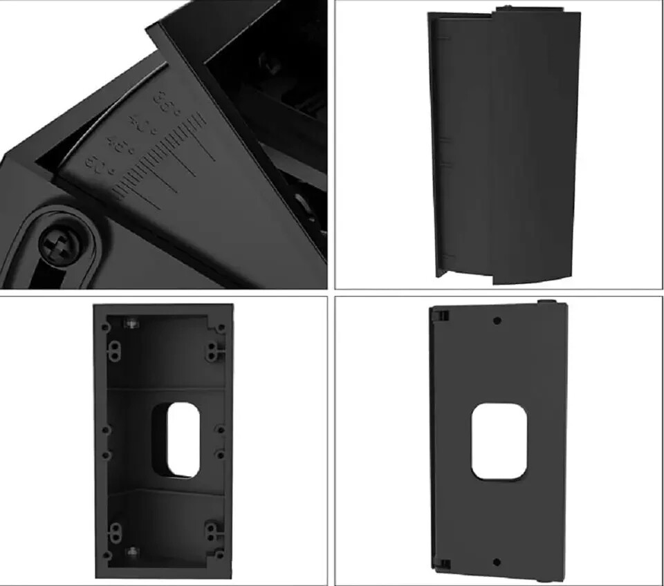 Adjustable Angle Mount Compatible Video Doorbell Mount Only