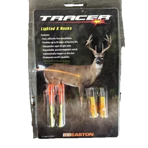 TRACER  LIGHTED H NOCKS  - 2 Pack Archery Bow Hunter #713508