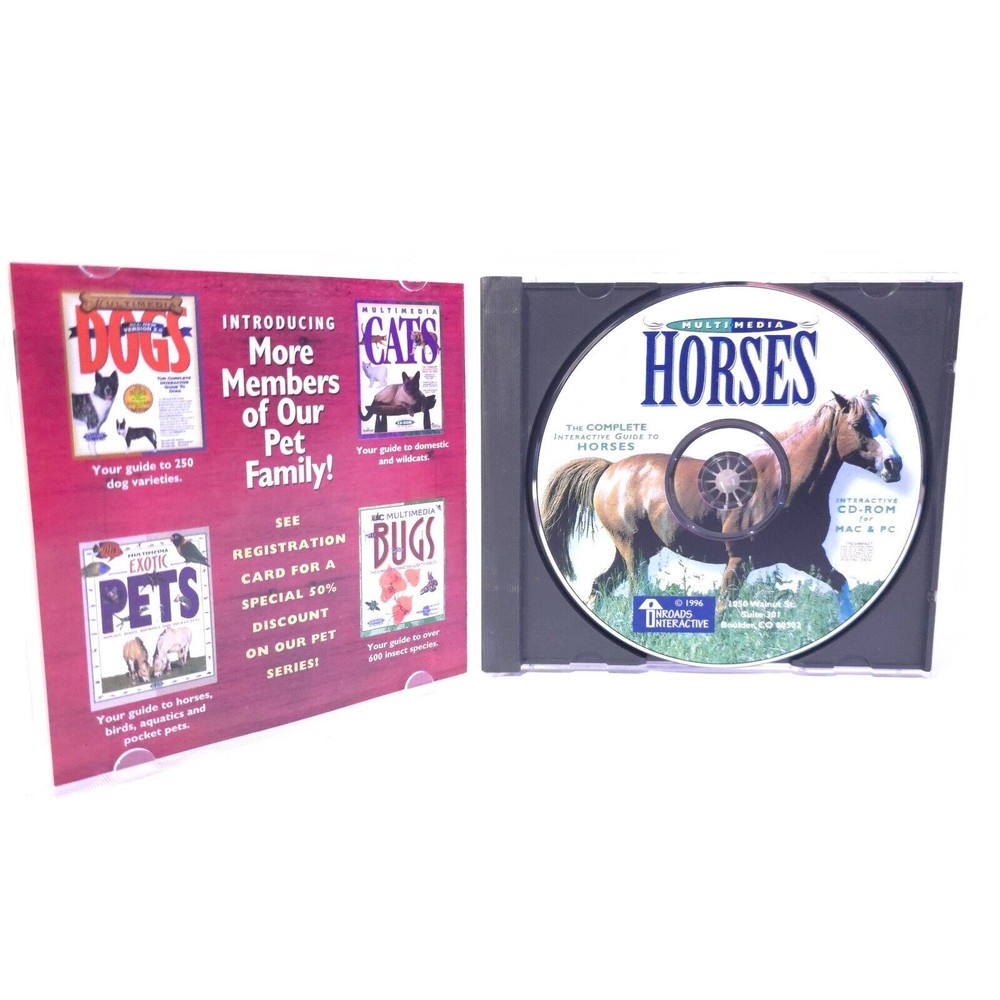 Multimedia Horses Complete Interactive Guide Breyer Horse CD-ROM Mac/Win