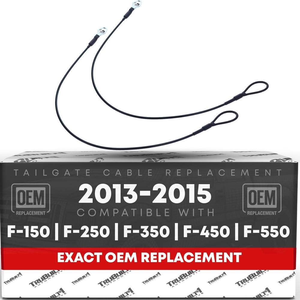 T1A Tailgate Cable Replacement Set, Rear Left & Right Side - Compatible with ...
