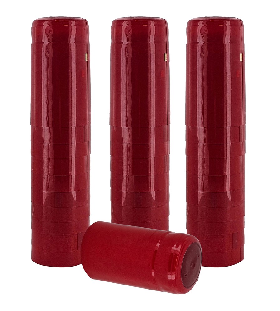 Professional Raspberry Fruit Wine Labels With Red PVC (30 count)