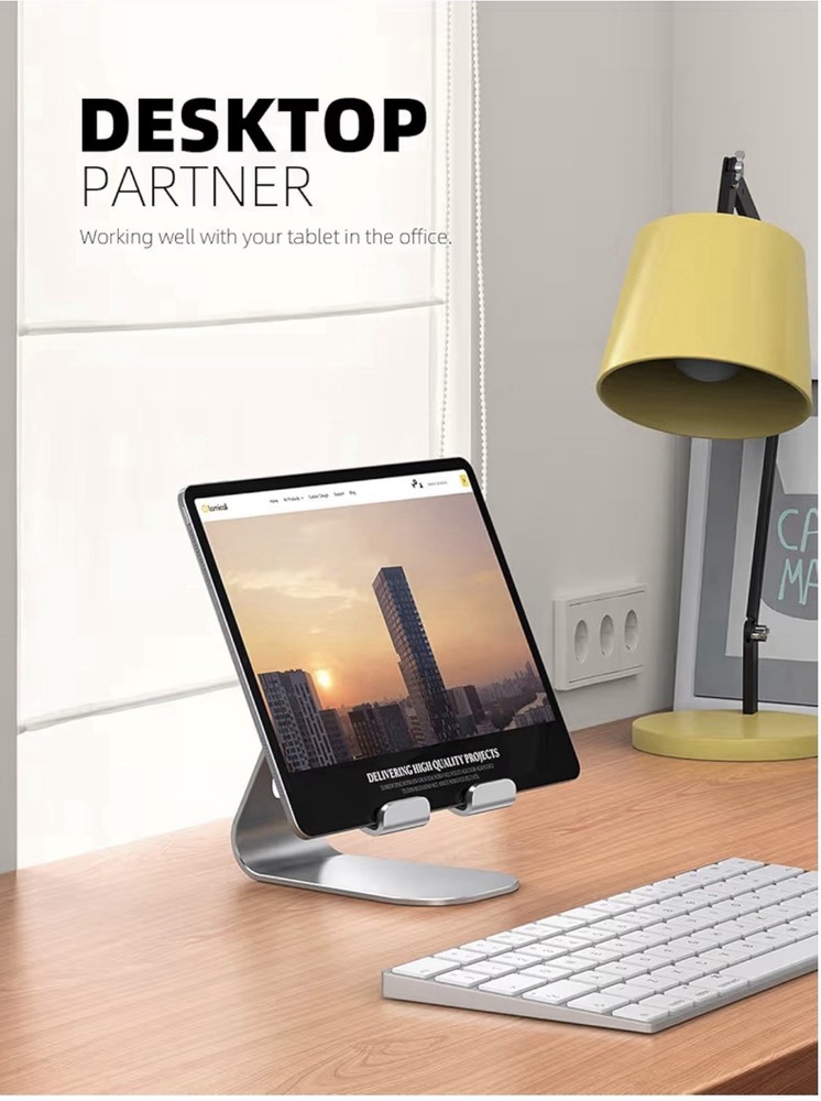 Lamicall Tablet Stand, Adjustable Tablet Holder - Desktop Stand Dock Holder