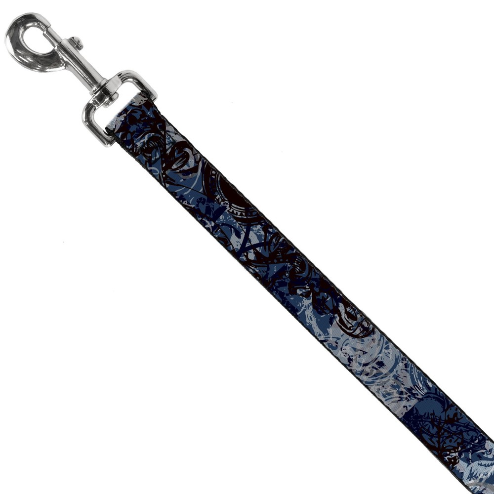 Dog Leash Gothic 5 NARROW 0.5"