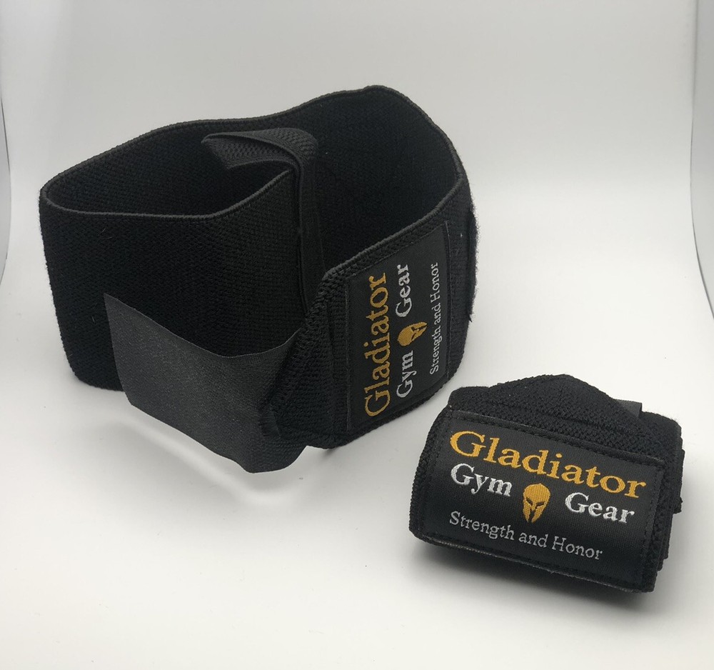 Gladiator Wrist Wraps for Weightlifting/Work Out 18” Length One Size Adjustable
