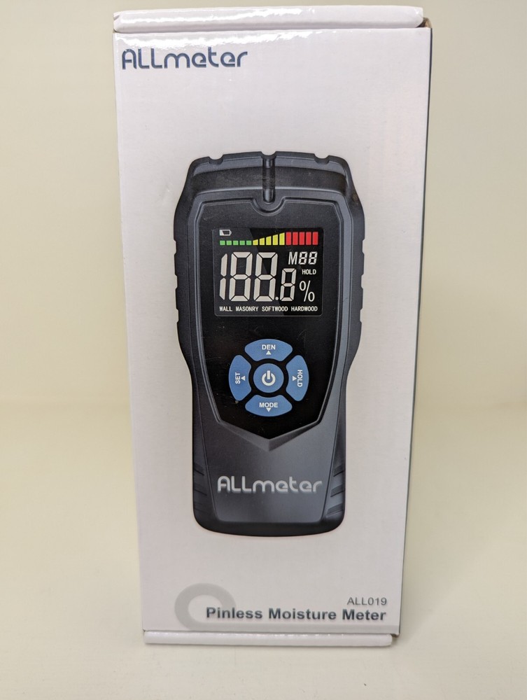 ALLmeter ALL019 Pinless Moisture Meter - 5cm Sensing Depth