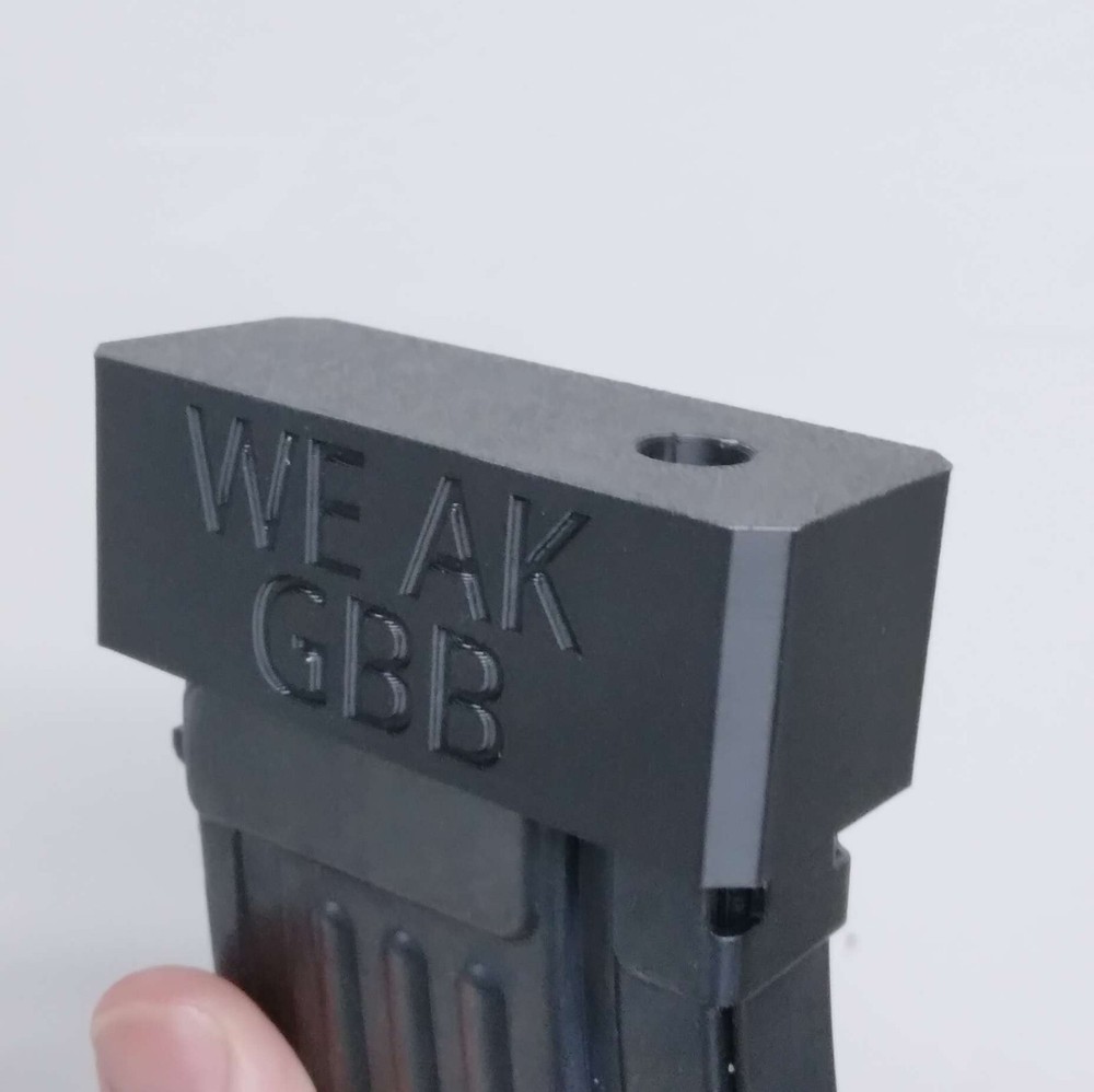 Airsoft WE AK GBBR Speedloader Adapter (Black)