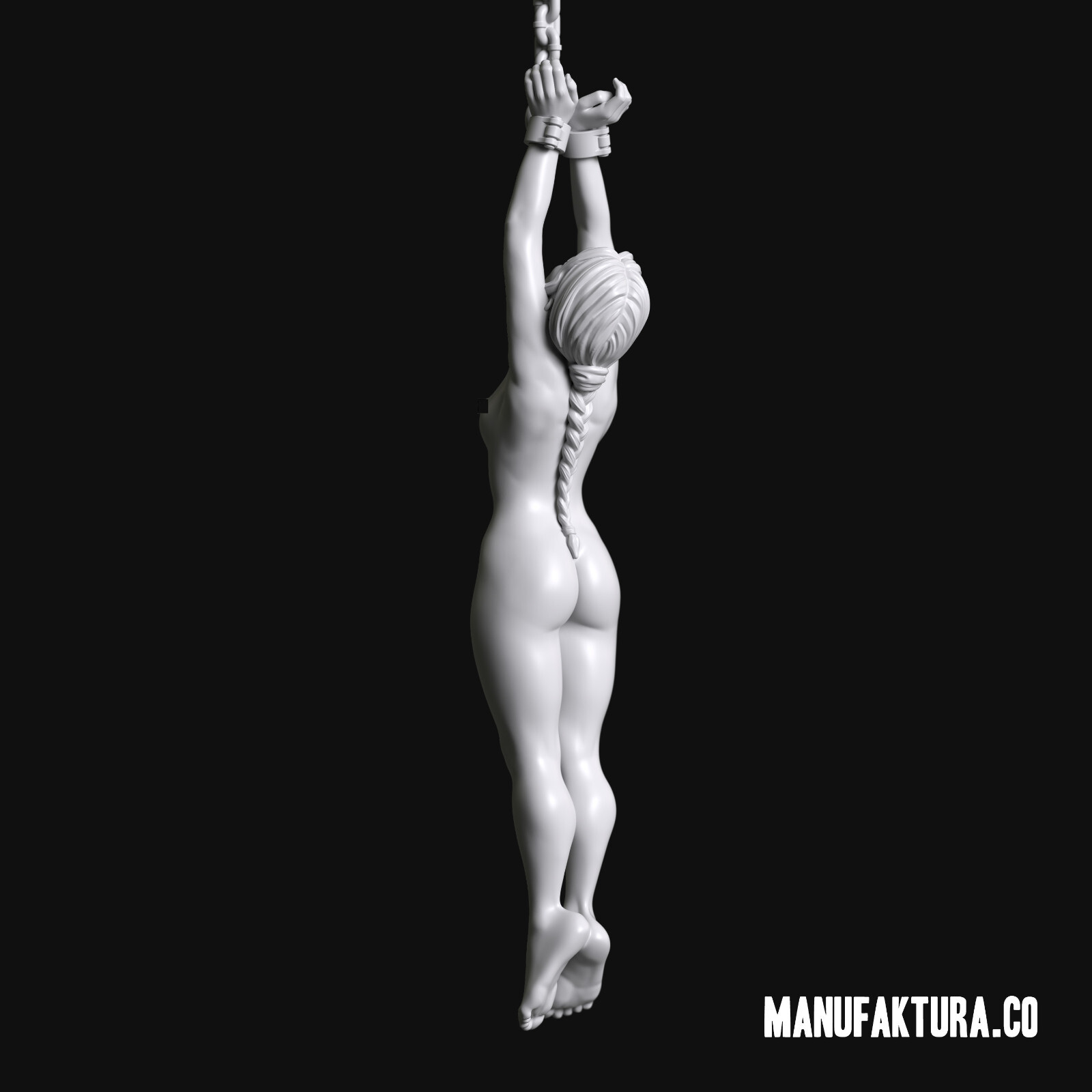 Hanging Slave Girl 147 - 28mm Scale Resin Miniature by Manufaktura Miniatures