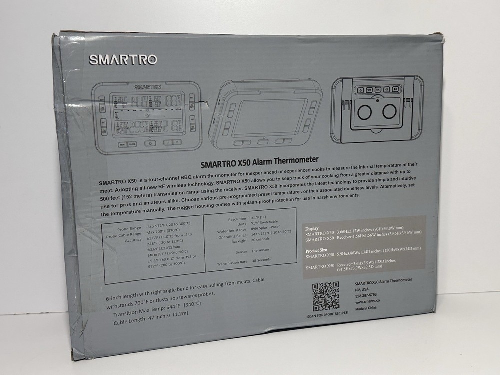 Smartro Wireless Bbq Thermometer