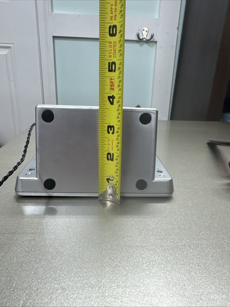 TEAC Micro Hi-Fi System CD-X8 Silver Receiver/CD Player Untested Read Below