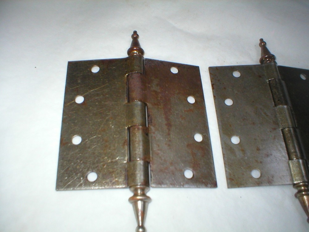 Antique Large Steeple Hinges