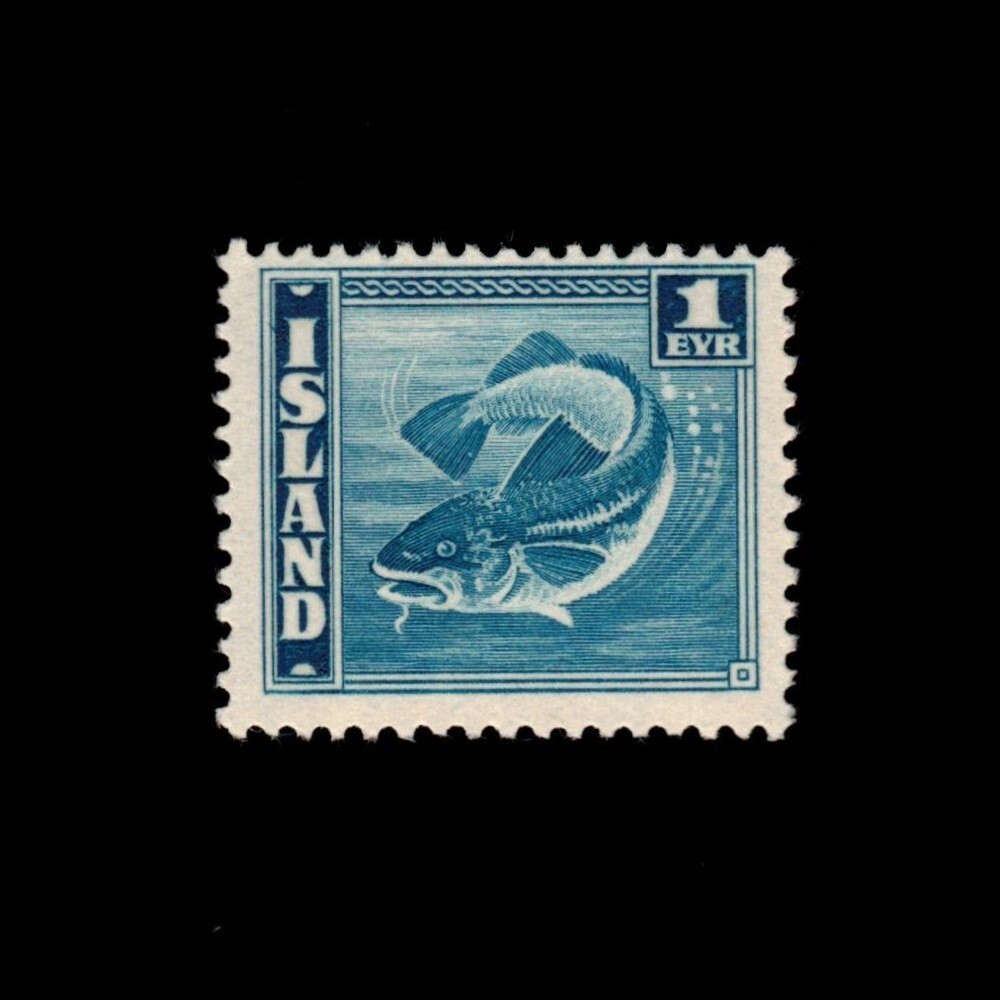 Iceland, Scott 217, Codfish, 1939-1945, MNH