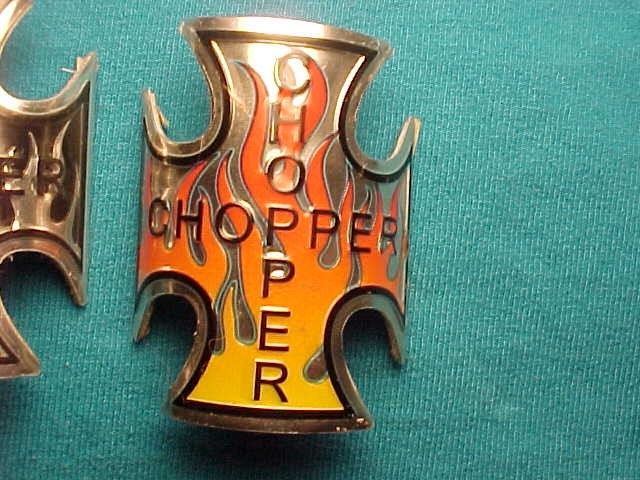 6 Lowrider Bicycle Head Badge Nameplate Emblems