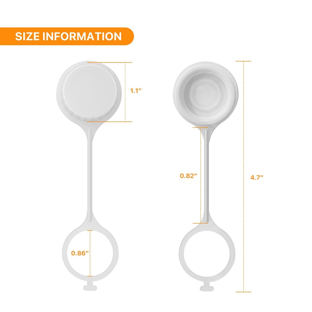 Tethered Drain Plug caps,Compatible with Igloo Cooler Threaded Drain caps.Cooler
