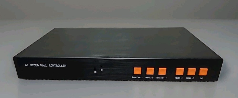 4K Video Wall Controller 1x4 HDMI Display Splitter Processor w/ PSU & HDMI Cable