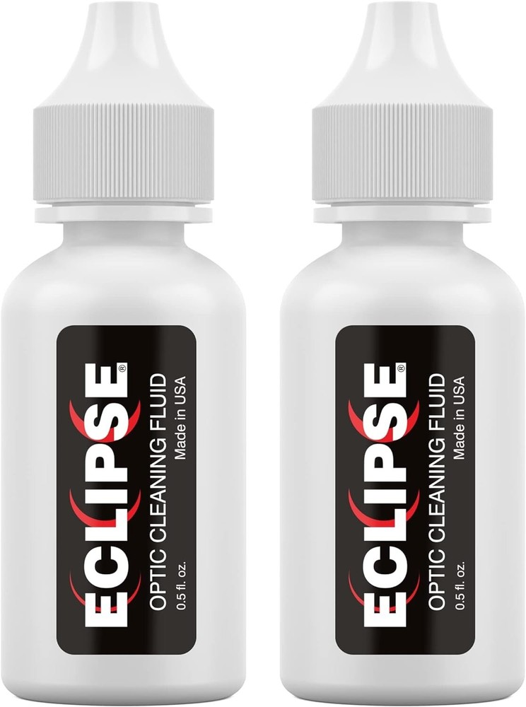 (TWO PK) ECLIPSE 1/2oz OPTIC CLEANING FLUID / PHOTOGRAPHIC SOLUTIONS - 0.5 oz ea