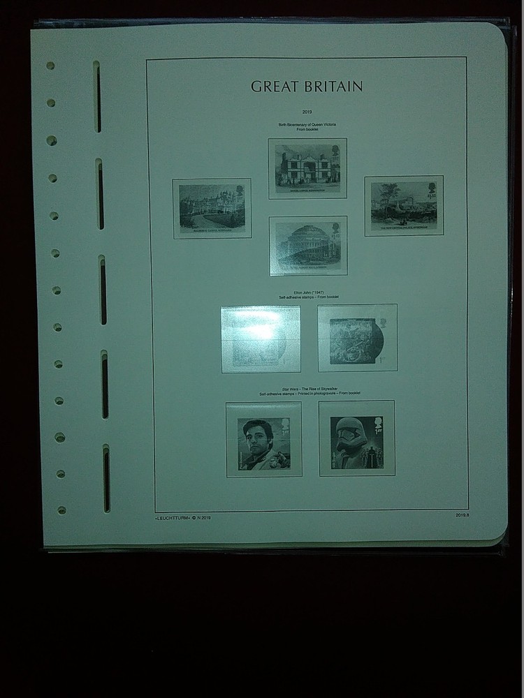LIGHTHOUSE Commemorative Hingeless album pages Great Britain 2019 Used R2019