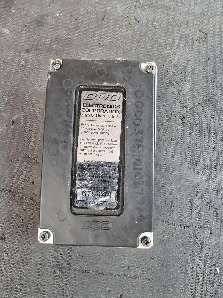 DOD Supra Distortion Effect Pedal FX55-B Tested