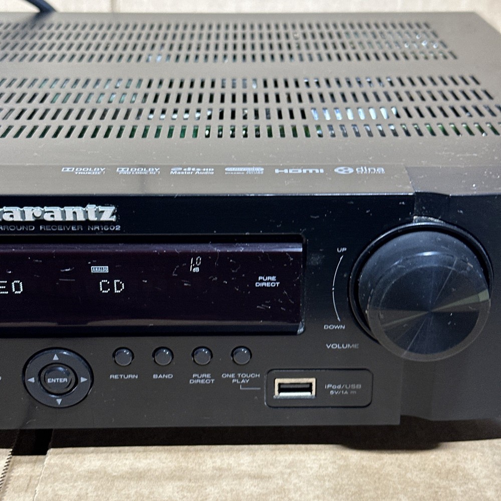 MARANTZ AV SURROUND RECEIVER NR1602 W/ CONTROL