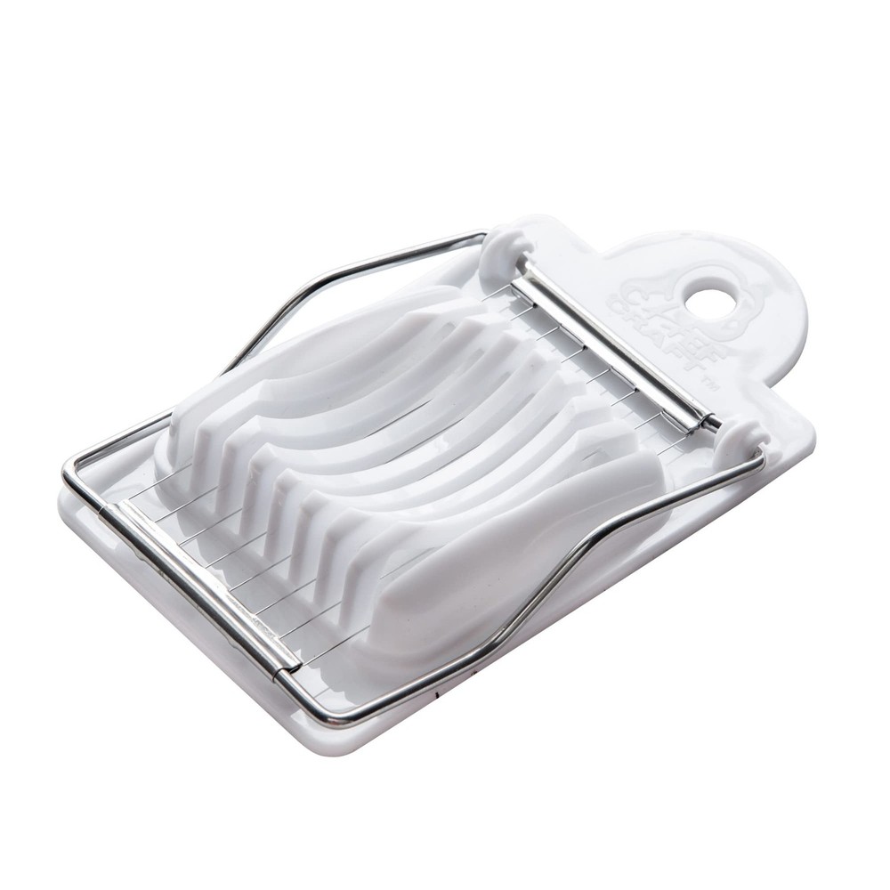 Chef Craft Stainless Steel Basic Plastic Egg Slicer Multicolor 7 Inch Functional