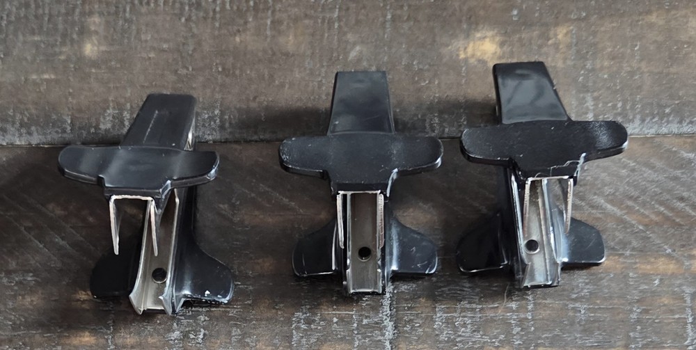 3 Vintage Hand Held Black Office STAPLE REMOVER Extractor Puller