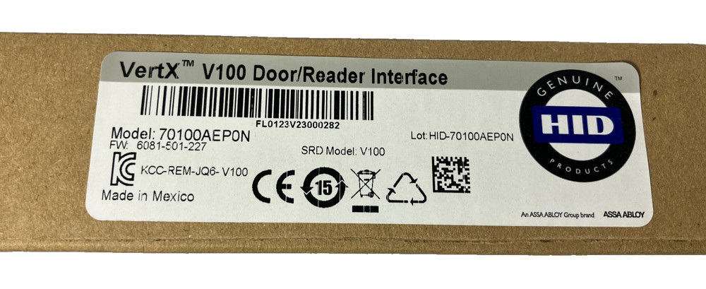 NEW HID VertX V100 70100AEP0N Door/Dual Reader Interface Access Controller